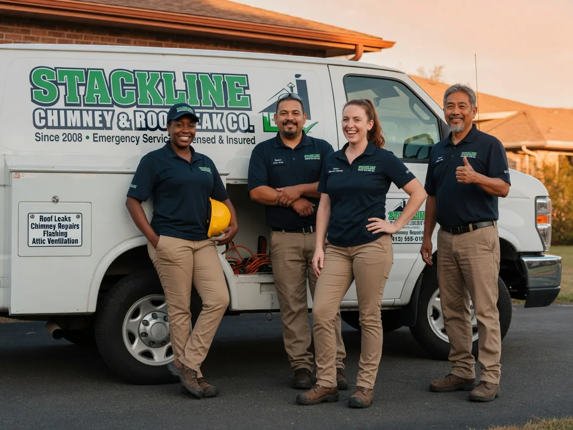 Chimney flashing repair company in Little Rock, MS